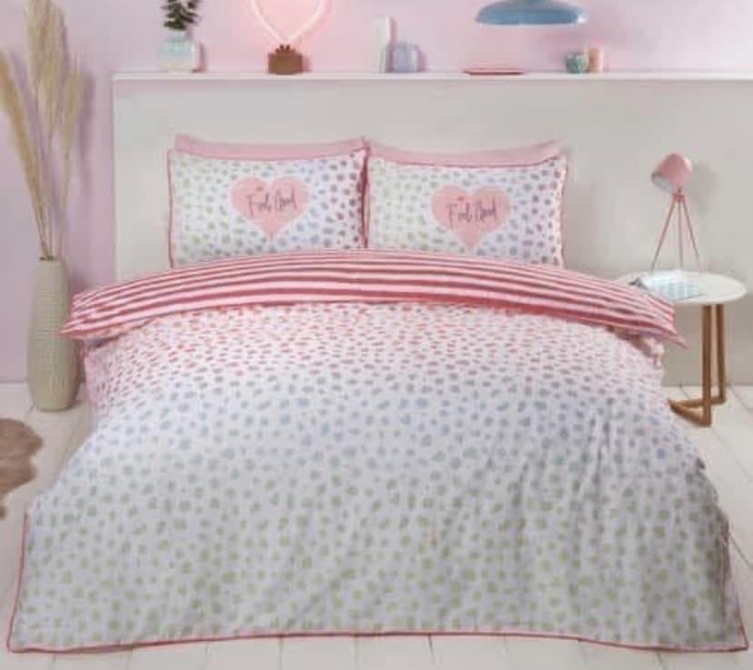 DALMATIAN BLUSH DESIGN DUVET SET