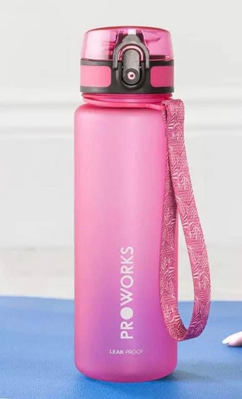 Pro works Leak Proof water bottle 3 colours