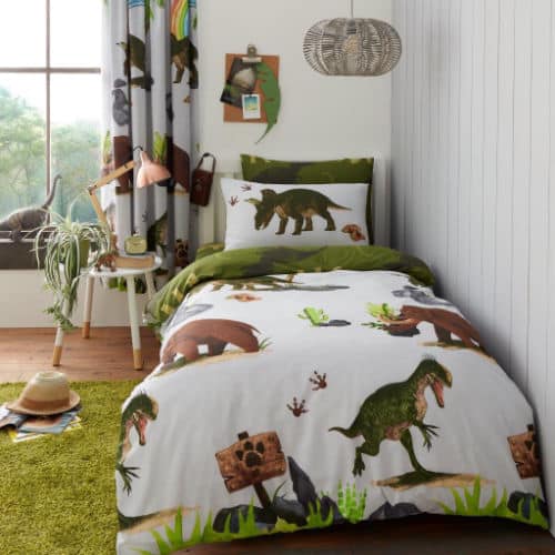 Single Dino duvet set