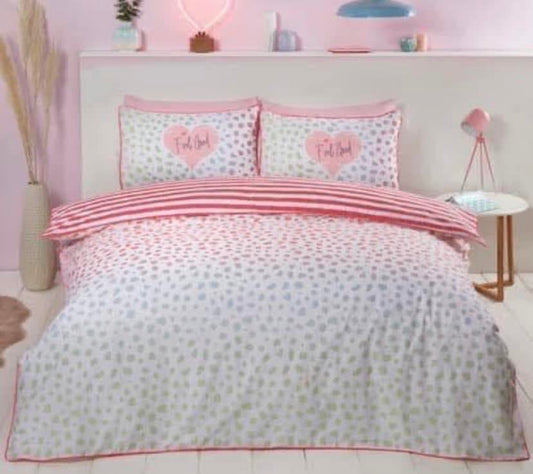 DALMATIAN BLUSH DESIGN DUVET SET