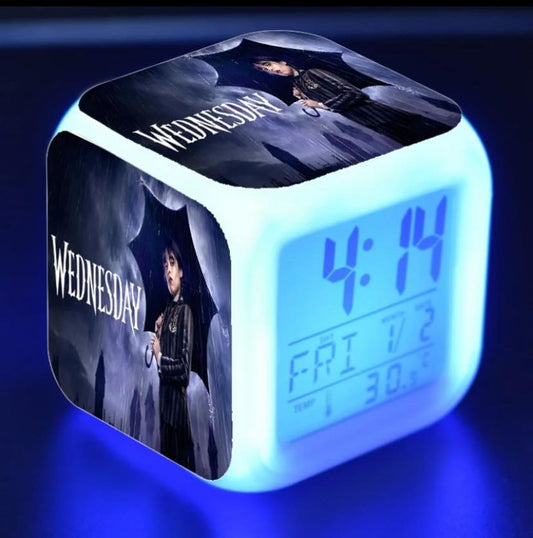 Wednesday Personalised Clock