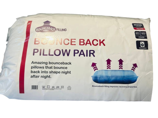 Bounce back pillows