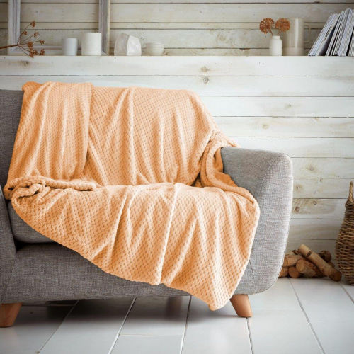 Popcorn soft waffle throw 5 colours