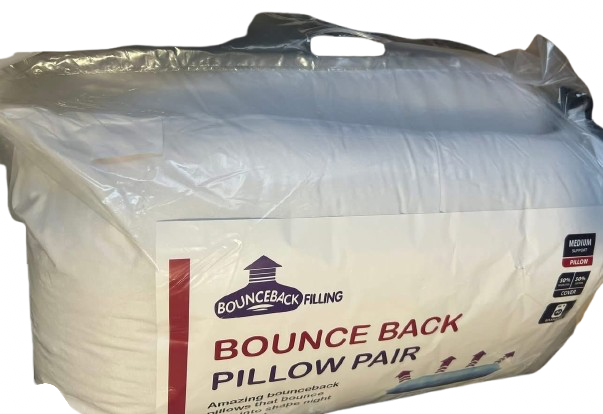 Bounce back pillows