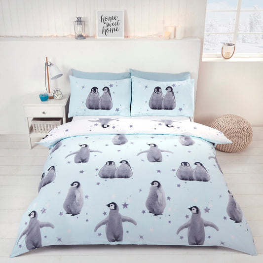 Starry Penguins Duvet Set 2 colours